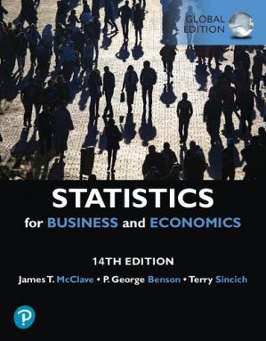 Statistics for Business & Economics (14 Edition)