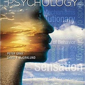 Psychology – 7th edition – Gray and Bjorklund