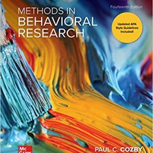 Methods in Behavioral Research (14th Edition)