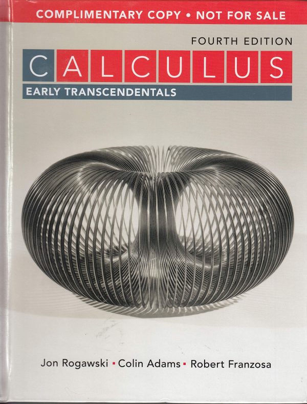 Calculus: Early Transcendentals (4th Edition)
