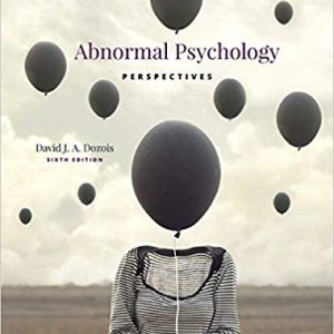 Abnormal Psychology: Perspectives (6th Edition)