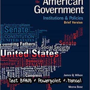 American Government: Institutions and Policies; Brief version (13th edition)