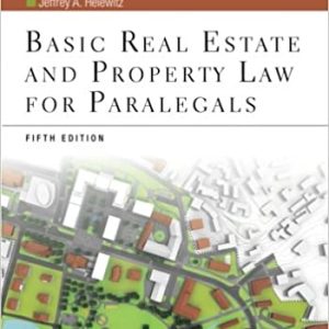 Basic Real Estate and Property Law for Paralegals (5th Edition)