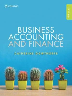 Business Accounting and Finance (5th Edition)