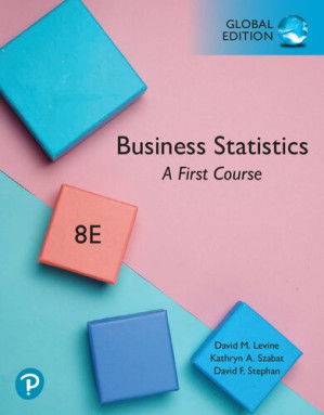 Business Statistics A First Course (8th Global Edition)