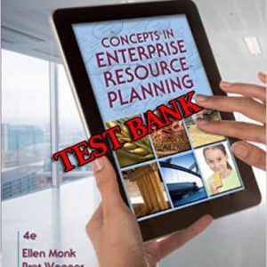 Concepts in Enterprise Resource Planning 4th edition