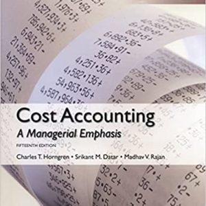 Horngren’s Cost Accounting (15th Global Edition)