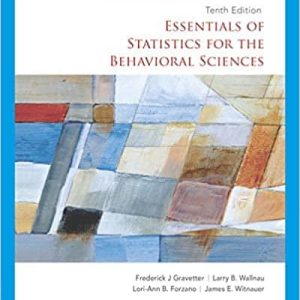 Essentials of Statistics for the Behavioral Sciences (10th Edition)