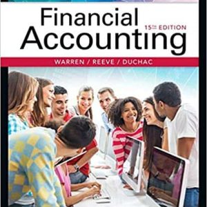 Financial Accounting (15th Edition) – Warren; Reeve; Duchac