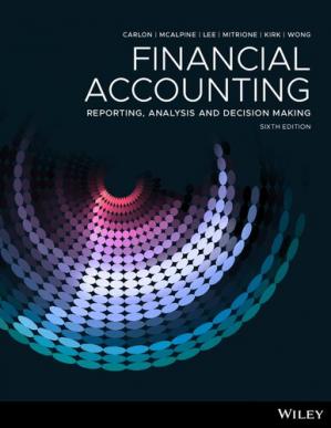 Financial Accounting; Reporting, Analysis and Decision Making (6th Edition)