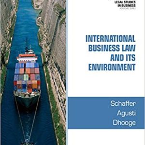 International Business Law and Its Environment (9th edition)