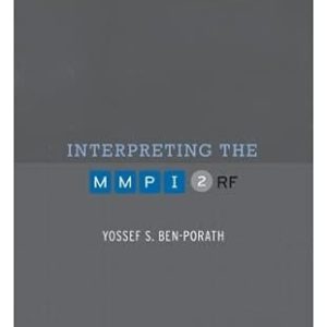 Interpreting the MMPI-2-RF (1st Edition)