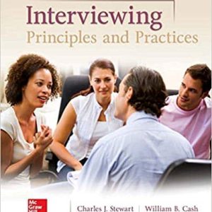 Interviewing: Principles and Practices (15th Edition)