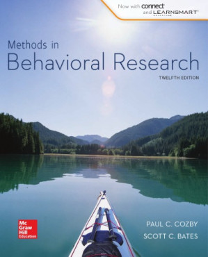 Methods in Behavioral Research (12th Edition)
