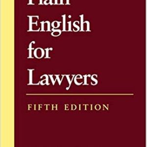 Plain English for Lawyers (5th Edition)