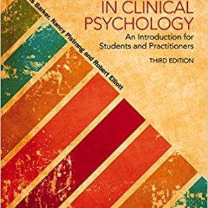 Research Methods in Clinical Psychology: An Introduction for Students and Practitioners (3rd Edition)