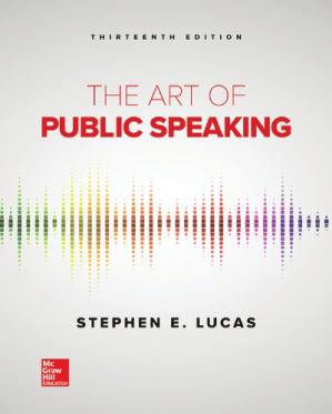 The Art Of Public Speaking 13th Edition