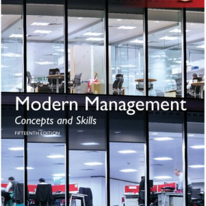 Modern Management: Concepts and Skills (15th Edition)