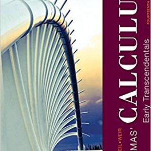Thomas’ Calculus: Early Transcendentals 14th edition